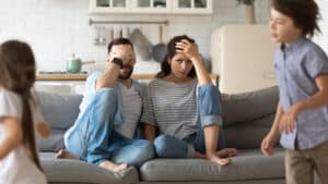 Frustrated parents