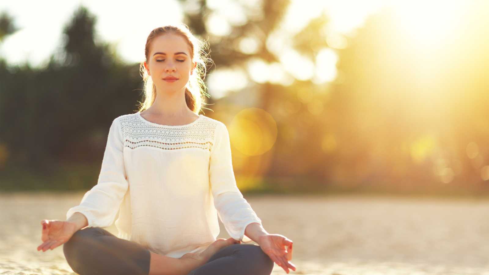 Woman doing Meditation