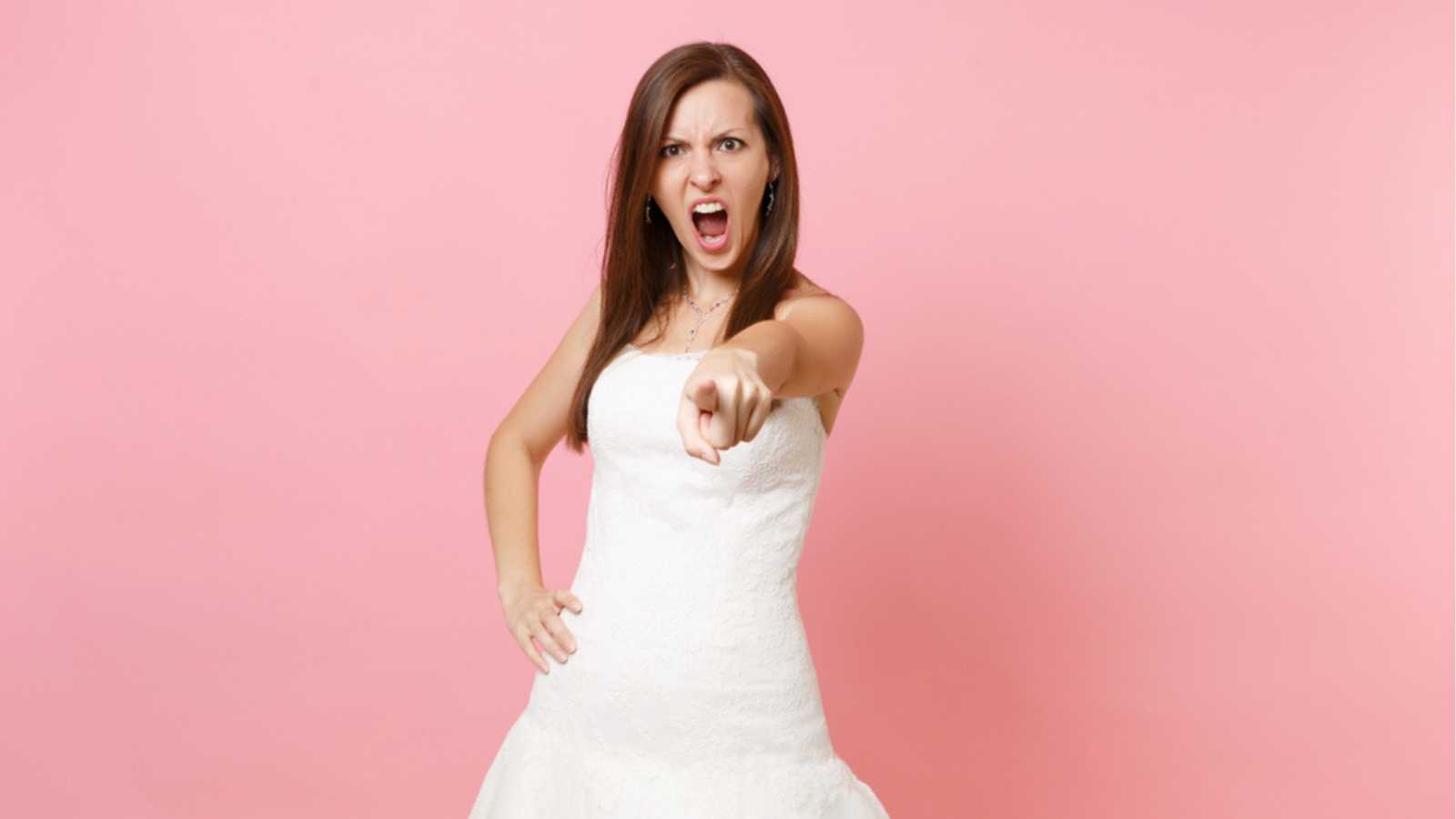 Irritated bride
